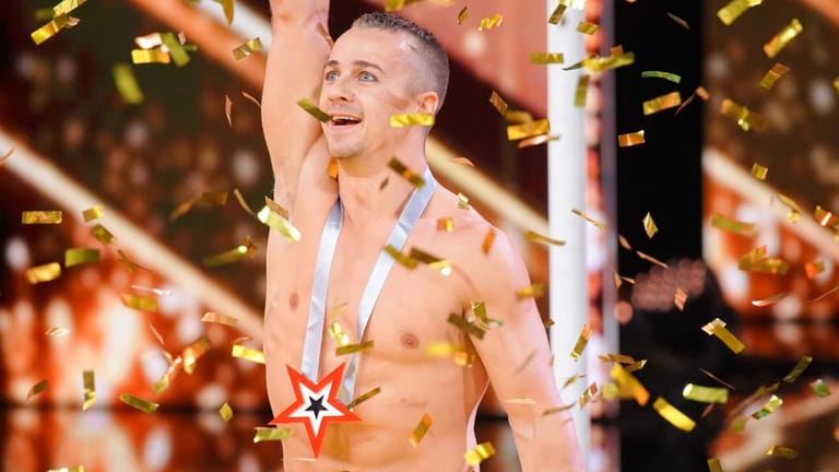 Dima Shine: Der Pole-Akrobat aus Amerika zieht ins "Supertalent"-Finale ein.