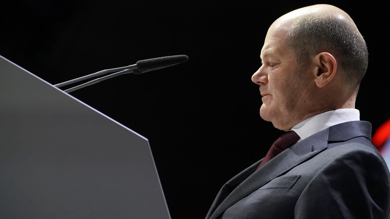 Vizekanzler Olaf Scholz.