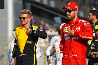 Nico Hülkenberg und Sebastian Vettel.