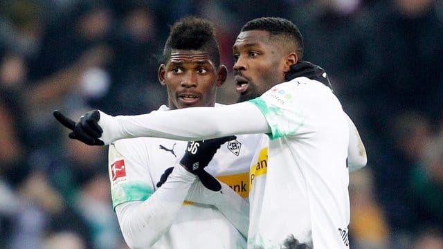 Gladbacher Sieggaranten: Marcus Thuram (r) und Breel Embolo.