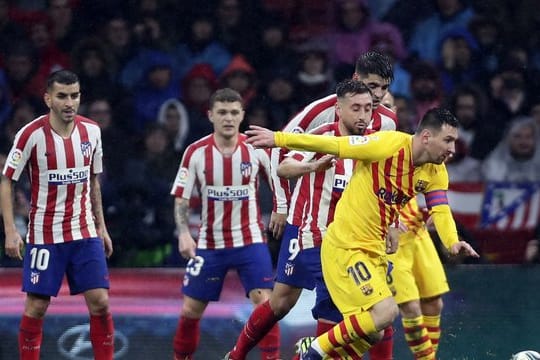 Lionel Messi (r) erzielte das einzige Tor der Partie.