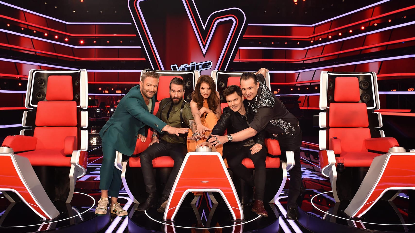 The Voice Senior: In Staffel 2 besteht die Jury aus Sasha, Alec Völkel, Yvonne Catterfeld, Michael Patrick Kelly und Sascha Vollmer.