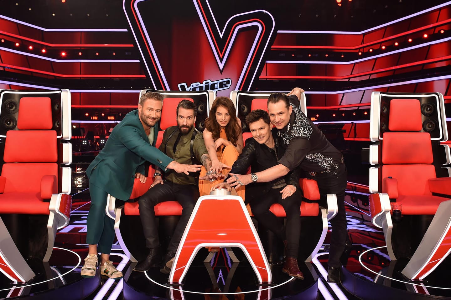 The Voice Senior: In Staffel 2 besteht die Jury aus Sasha, Alec Völkel, Yvonne Catterfeld, Michael Patrick Kelly und Sascha Vollmer.