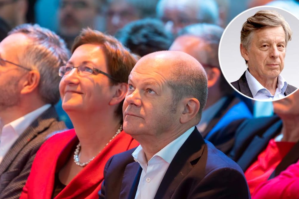 Klara Geywitz und Olaf Scholz: Lange galt das Bewerber-Duo als wahrscheinlicher Gewinner, doch dann setzten sich die Groko-Kritiker durch. (Archivbild)