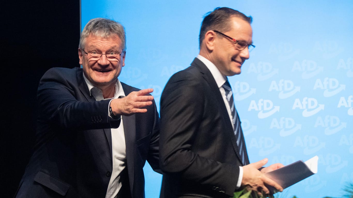 Jörg Meuthen und Tino Chrupalla: Die AfD konnte sich auf die beiden neuen Bundessprecher einigen – der befürchtete Streit um Gaulands Nachfolge blieb aus.