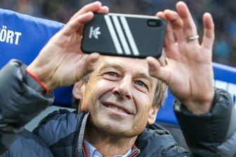 Jürgen Klinsmann nahm bei seinem Debüt im Berliner Olympiastadion einen Film auf.
