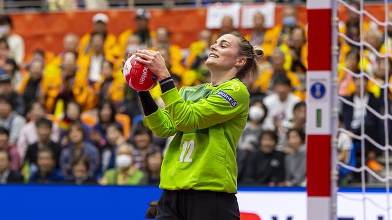 DHB-Torhüterin Dinah Eckerle spielt bislang eine überragende WM.