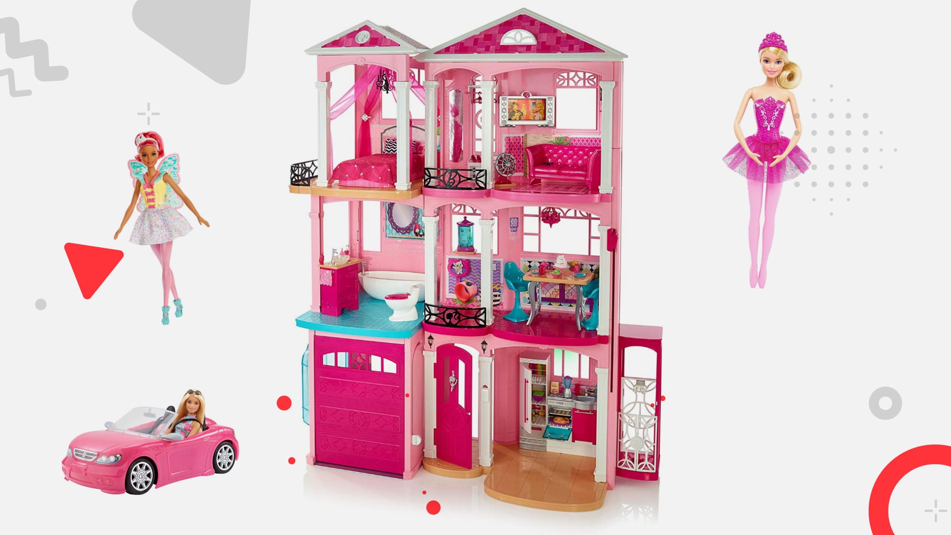 Die Barbie Traumvilla ist am Cyber Monday so günstig wie noch nie.