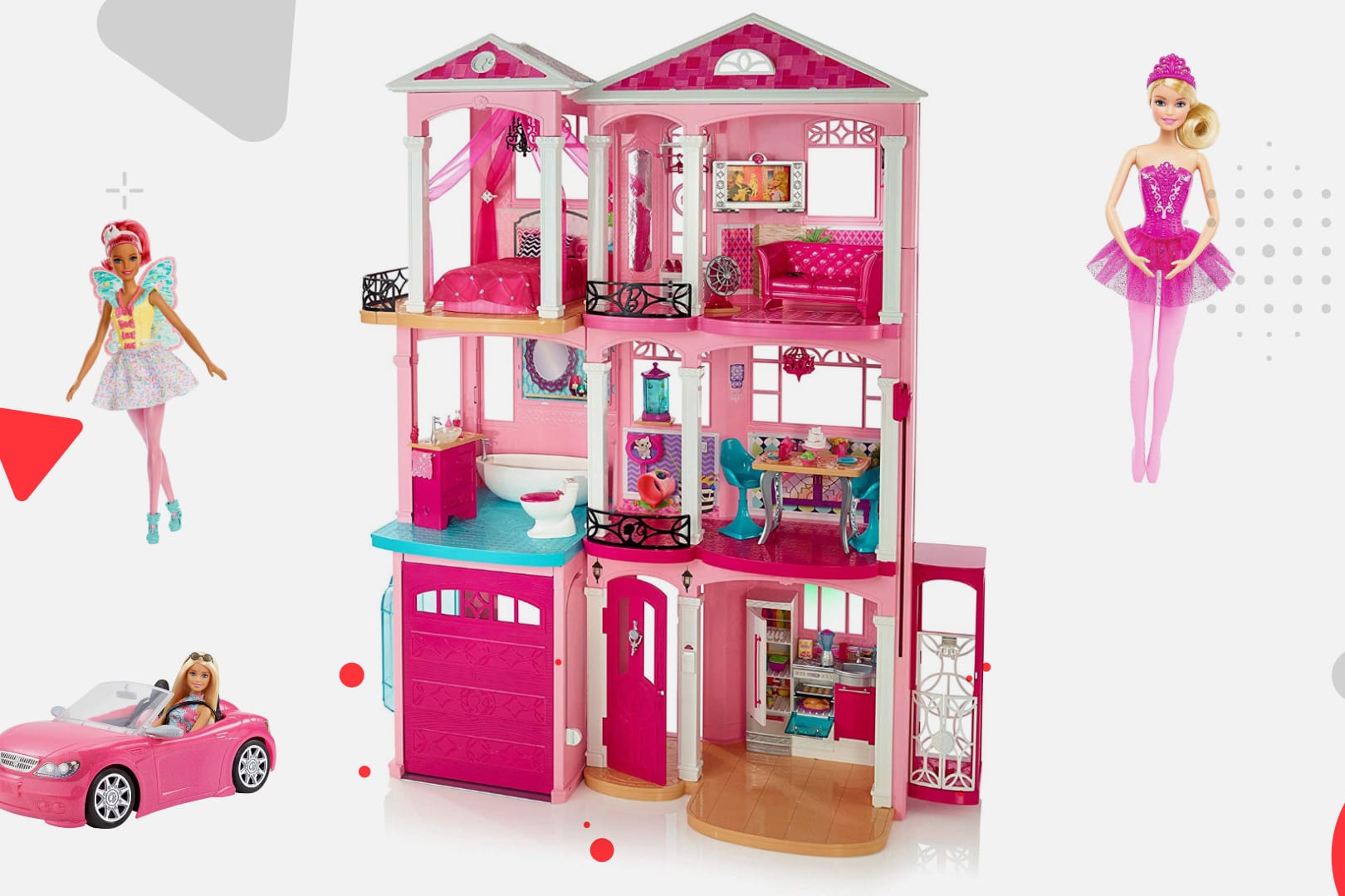 Die Barbie Traumvilla ist am Cyber Monday so günstig wie noch nie.