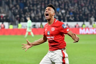 FSV Mainz 05 - Eintracht Frankfurt: Karim Onisiwo erzielte den wichtigen Ausgleich für die Mainzer.
