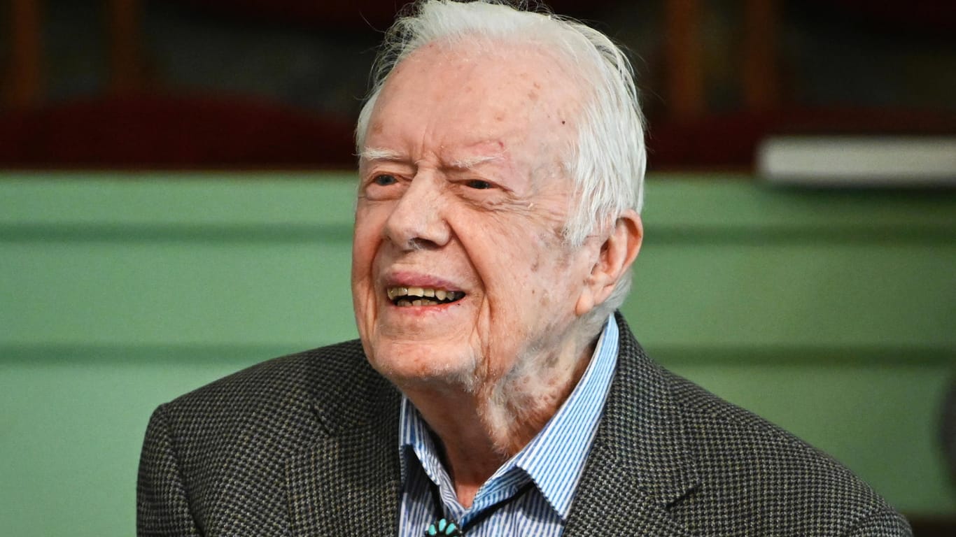Jimmy Carter: Der ehemalige US-Präsident feierte im Oktober seinen 95. Geburtstag.