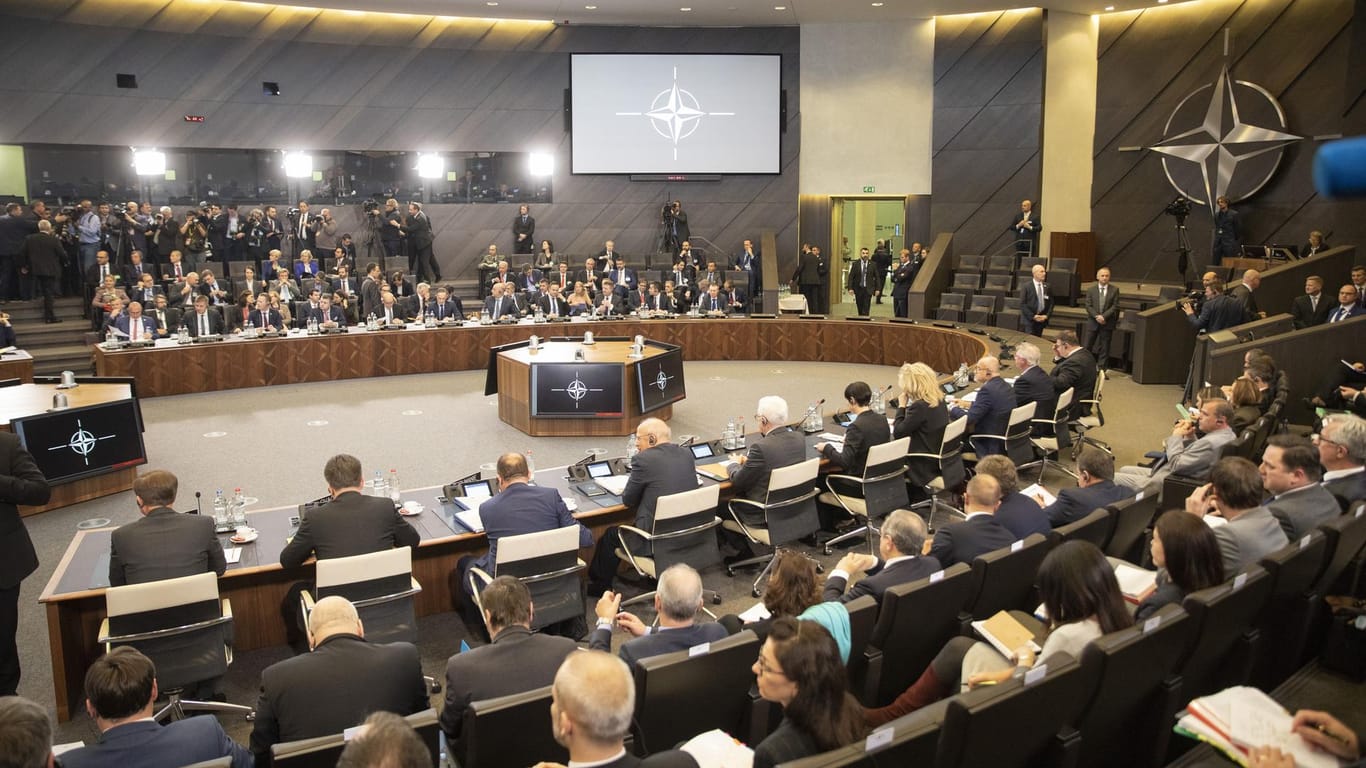 Nato-Rat in Brüssel.