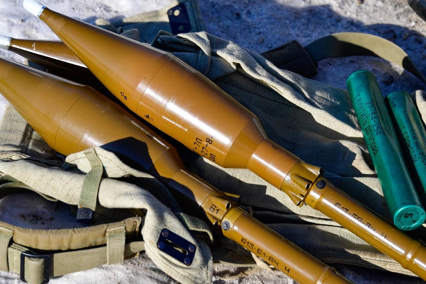 Russische Panzerabwehrraketen vom Typ RPG-7: Eine solche ist in einem Thüringer Hausflur entdeckt worden. (Symbolfoto)