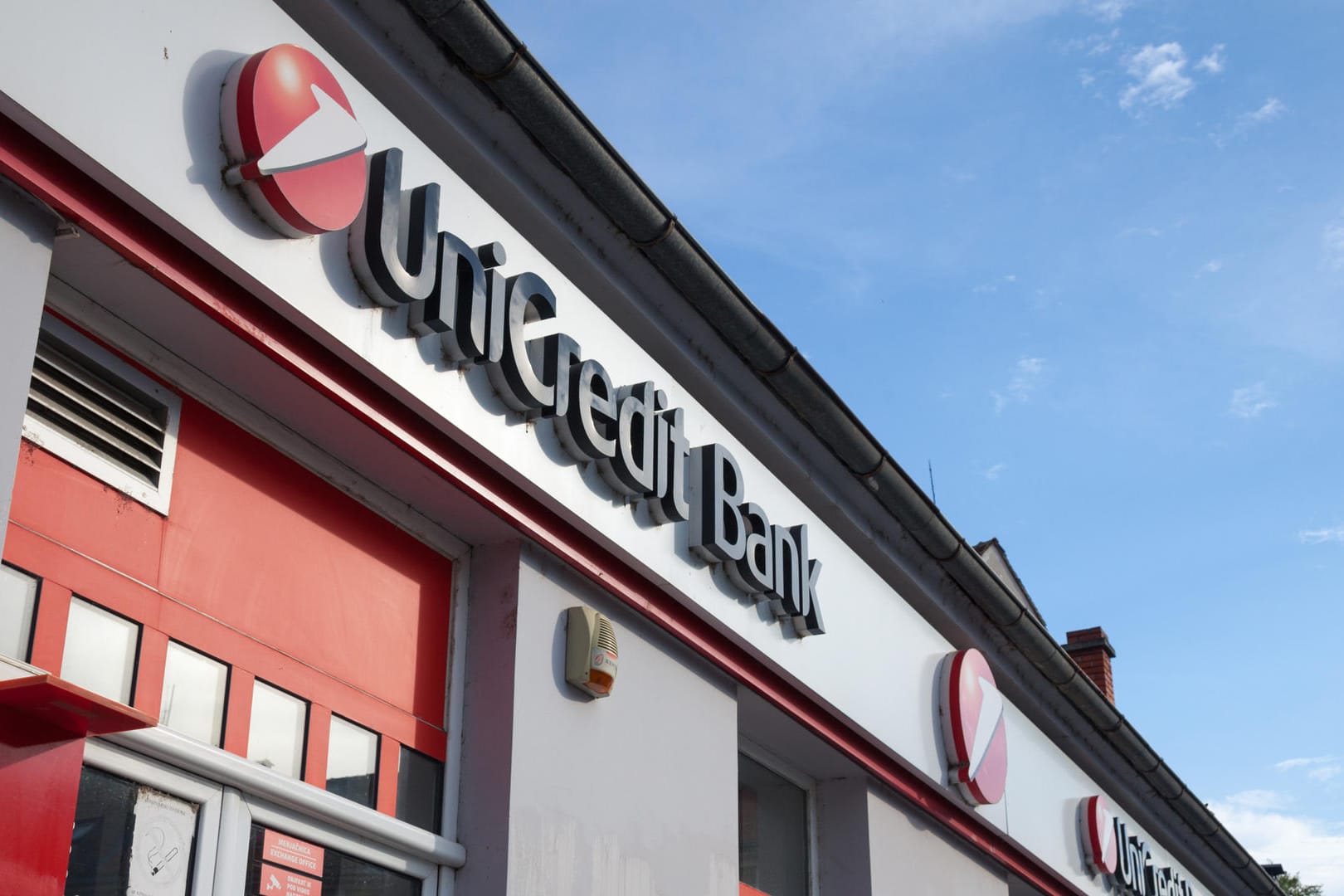 Eine Unicredit Bank Filiale: Die Unicredit hat die deutsche HVB im Jahr 2005 übernommen.