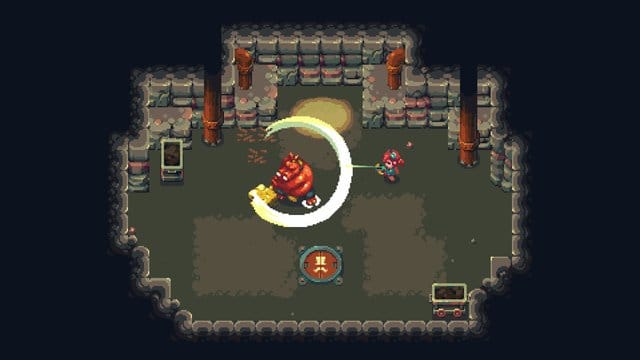 Zahlreiche Gegner und Bossfights machen Heldin Ada in "Sparklite" das Leben schwer. Zahlreiche Gegner und Bossfights machen Heldin Ada in "Sparklite" das Leben schwer.