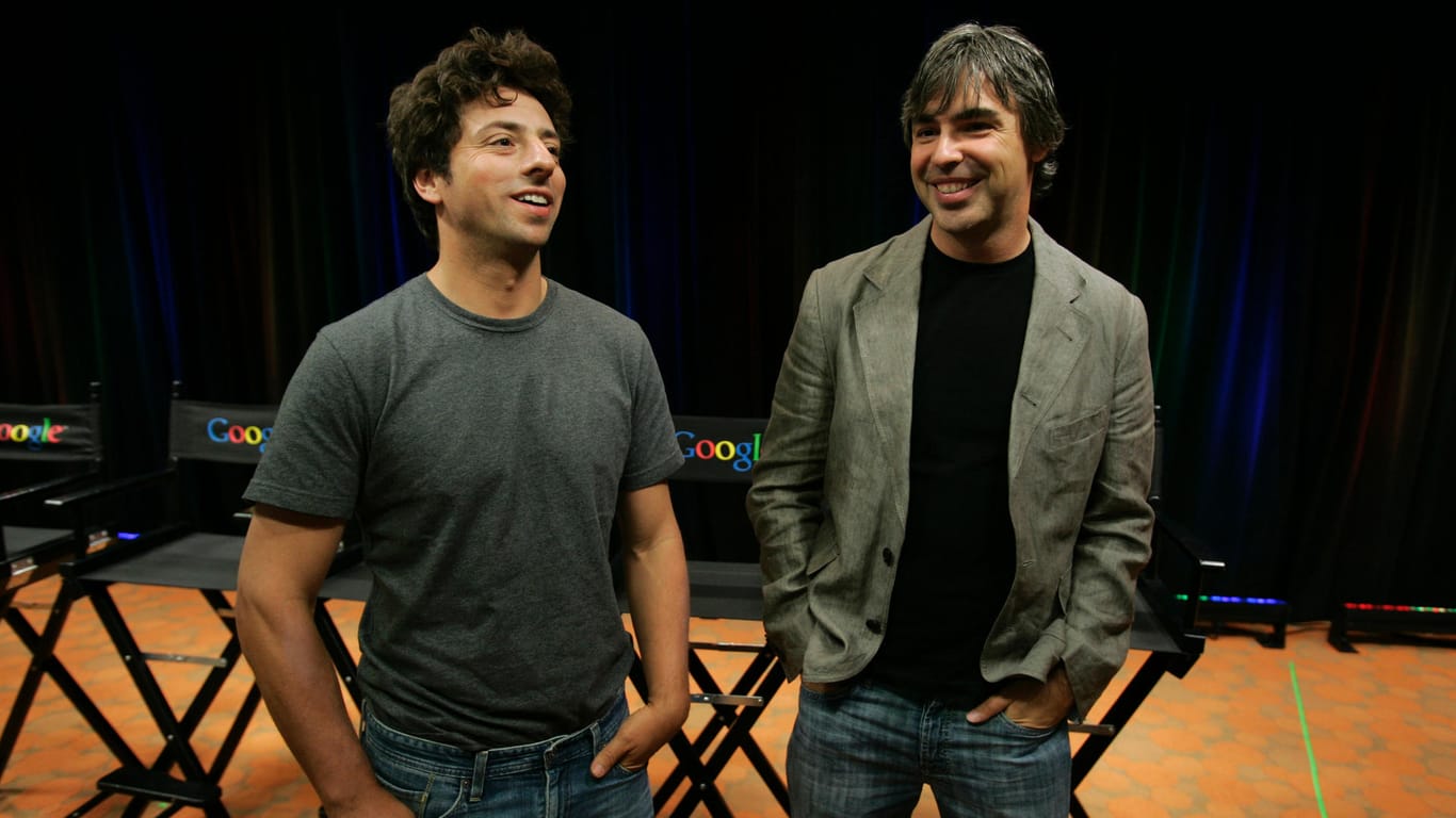 Sergey Brin, Larry Page: Rücktritt von der Spitze des Google-Mutterkonzerns.