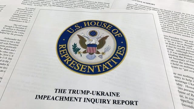 Bericht der US-Demokraten im Amtsenthebungsverfahren gegen US-Präsident Trump. Bericht der US-Demokraten im Amtsenthebungsverfahren gegen US-Präsident Trump.