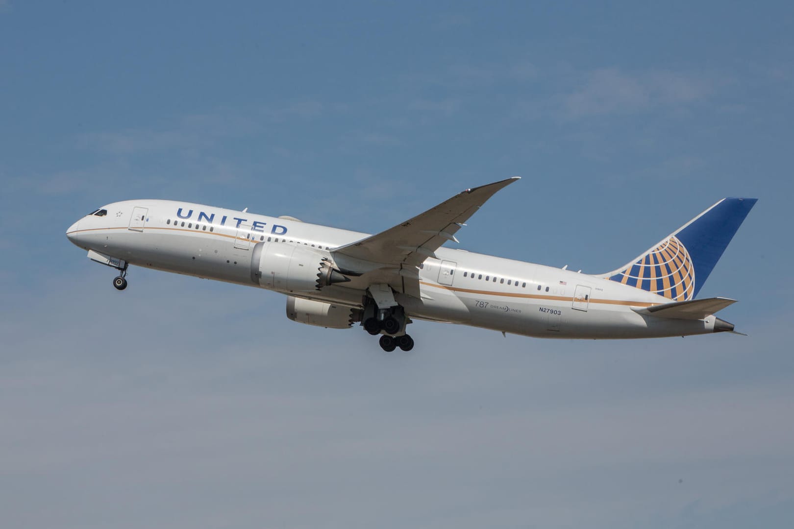 Ein Boeing 787 Dreamliner von United Airlines: Die Fluggesellschaft hat 50 Airbus-Jets in Auftrag gegeben. Ein Boeing 787 Dreamliner von United Airlines: Die Fluggesellschaft hat 50 Airbus-Jets in Auftrag gegeben.