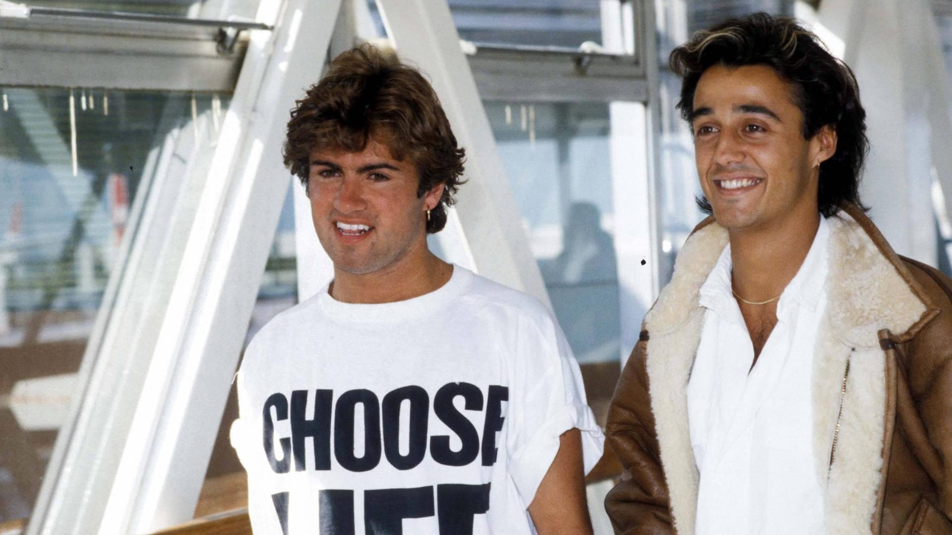 George Michael und Andrew Ridgeley: 1981 gründeten sie die Band Wham!