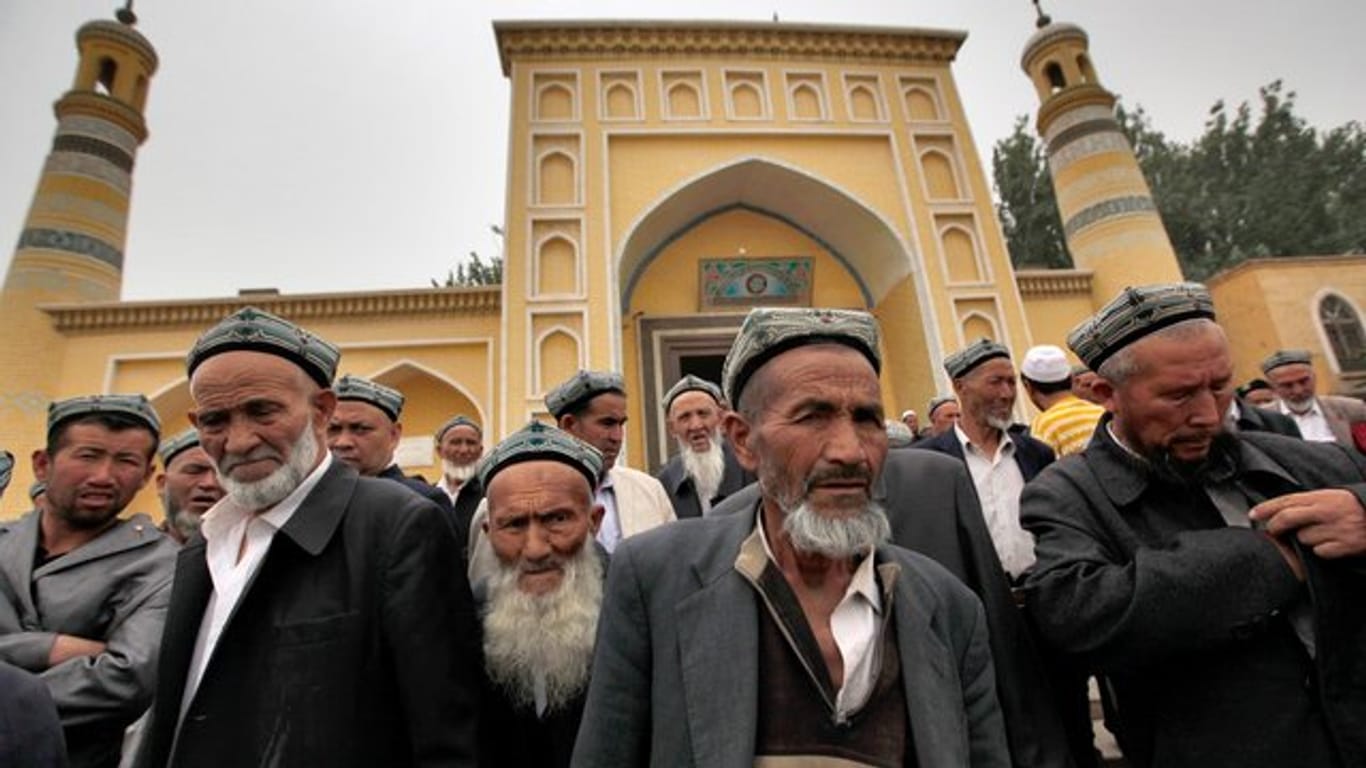 Uiguren in Kashgar im Nordwesten Chinas.