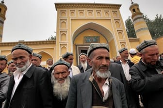 Uiguren in Kashgar im Nordwesten Chinas.