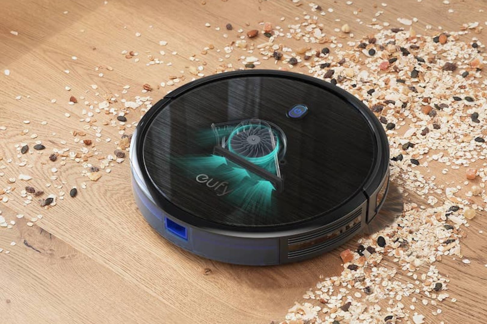 Der RoboVac 11S: Mit seiner hohen Saugleistung ist er ein praktischer Helfer im Alltag.