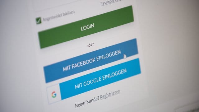 Log-in-Dienste von Facebook oder Google vereinfachen Registrierungsprozesse. Log-in-Dienste von Facebook oder Google vereinfachen Registrierungsprozesse.