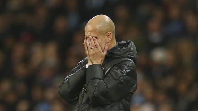 Trainer Pep Guardiola dachte kurz an seinen Ex-Club.