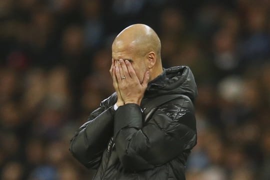 Trainer Pep Guardiola dachte kurz an seinen Ex-Club.