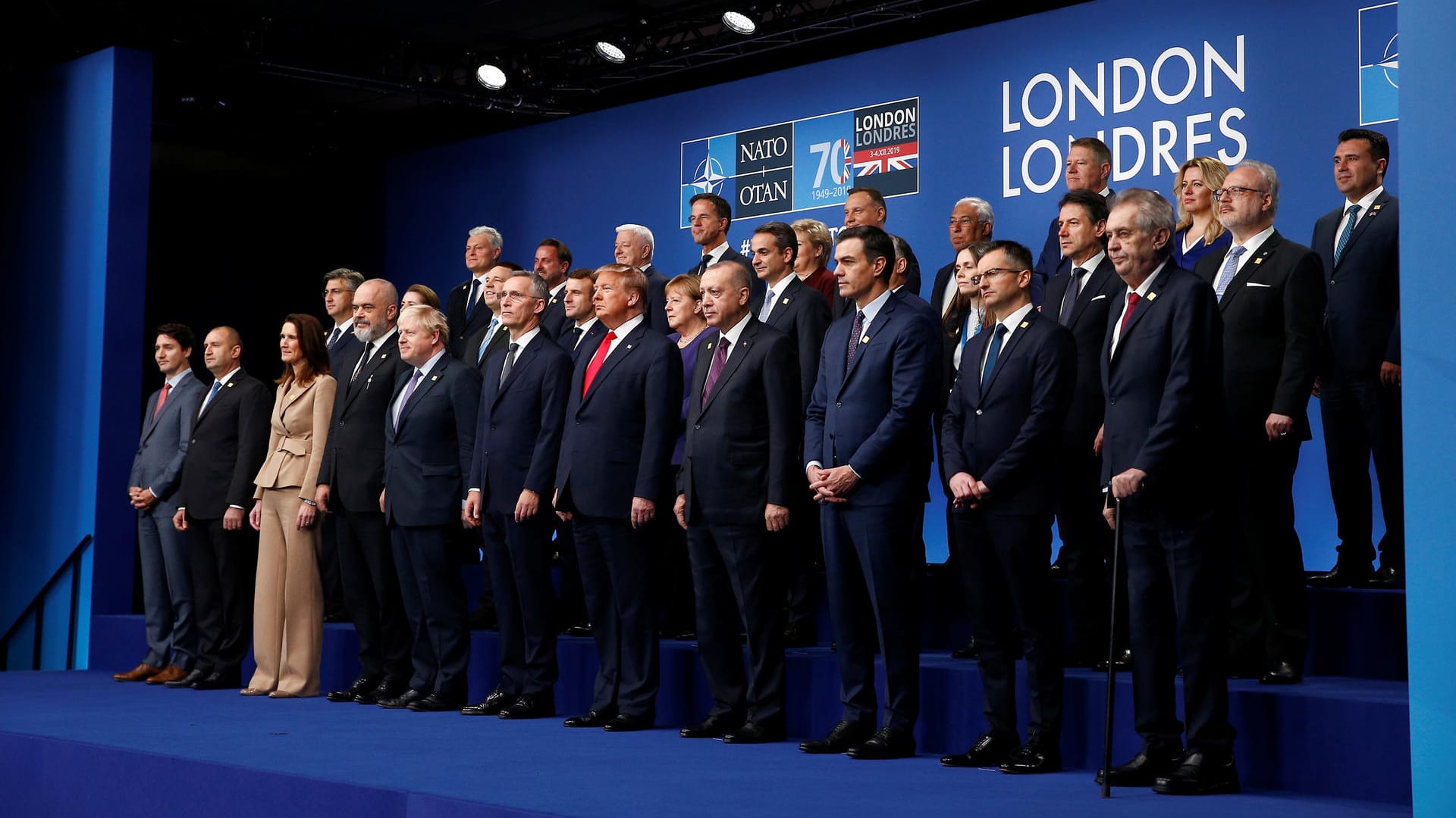 Das obligatorische Familienfoto der Staats- und Regierungschefs der Nato-Mitgliedsstaaten.