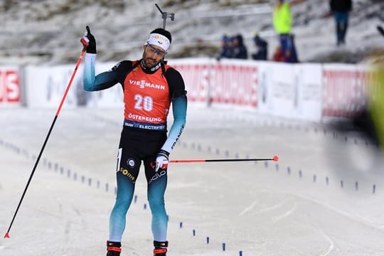 Sieger über 20 Kilometer: Der Franzose Martin Fourcade.