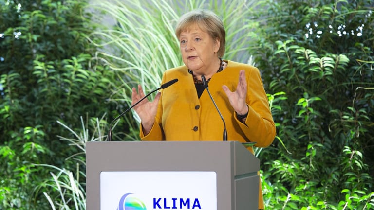 Bundeskanzlerin Merkel setzt beim Klimaschutz auf kleine Schritte.