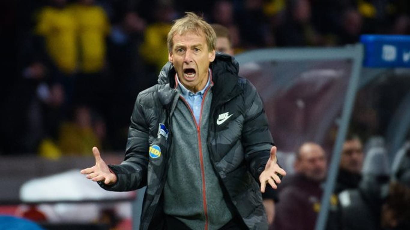 Kommt bei den Hertha-Profis gut an: Jürgen Klinsmann.