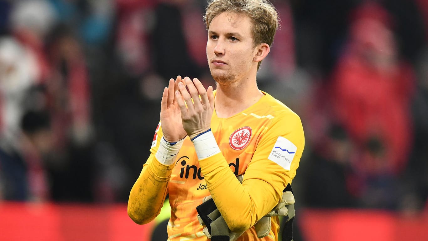 Eintracht Frankfurts Torwart Frederik Rönnow: "Ich habe mich vor eineinhalb Jahren bewusst für Frankfurt und gegen andere Klubs entschieden, weil ich hier ein gutes Gefühl hatte."