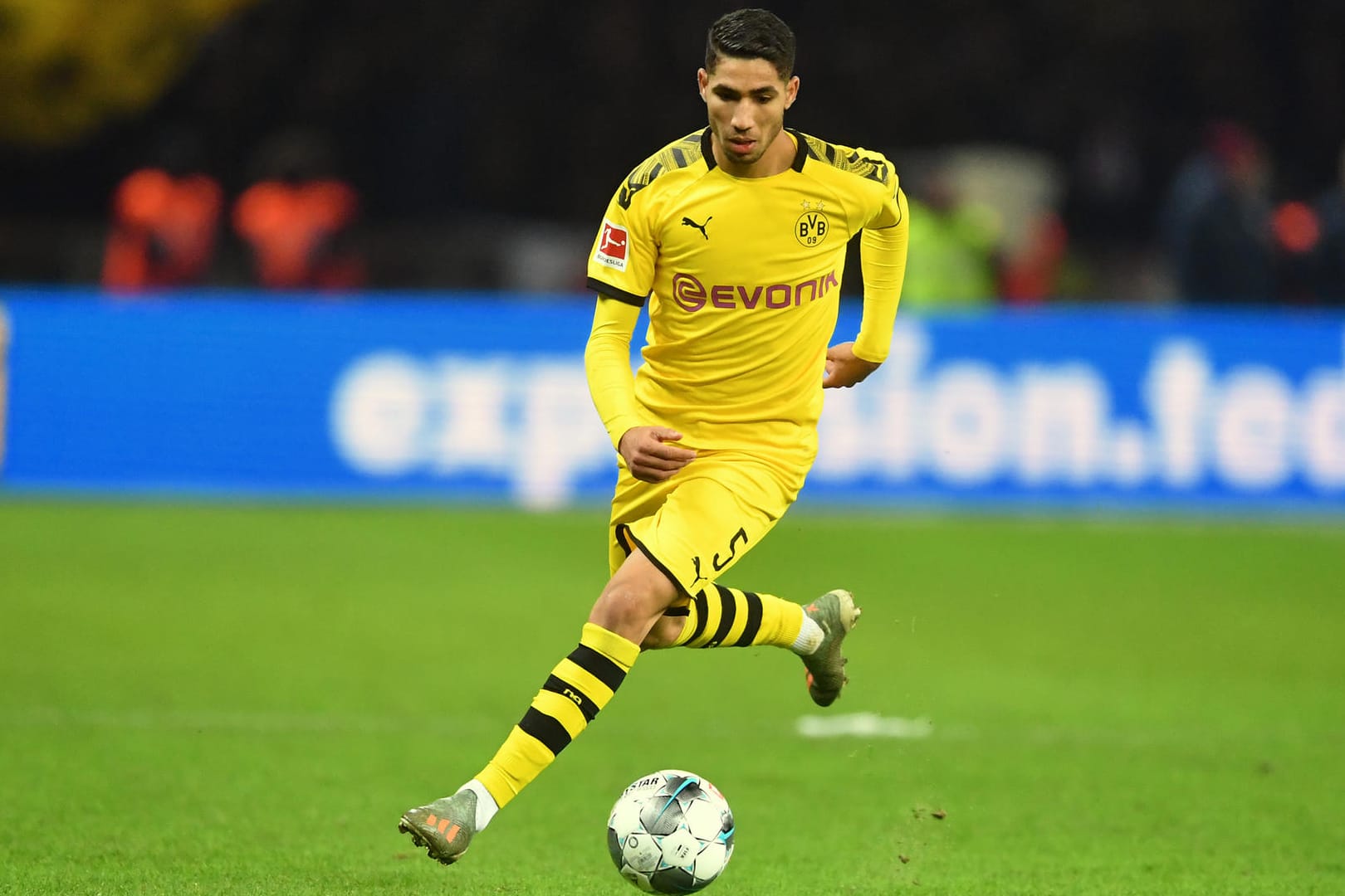 Achraf Hakimi beim BVB: Nach Saisonende soll der Marrokaner wieder zurück zu Real Madrid gehen.