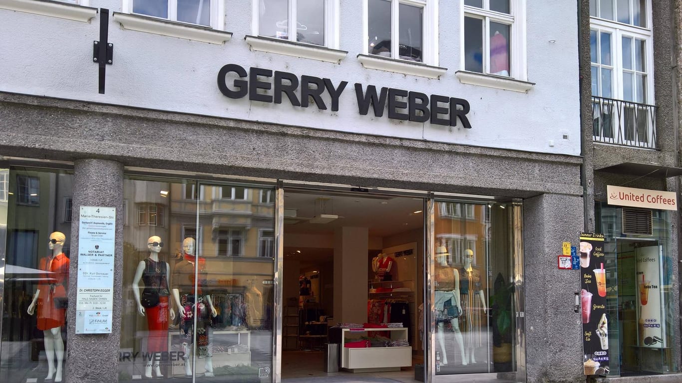 Eine Filiale von Gerry Weber: Das Unternehmen litt zuletzt unter Kundenrückgang.