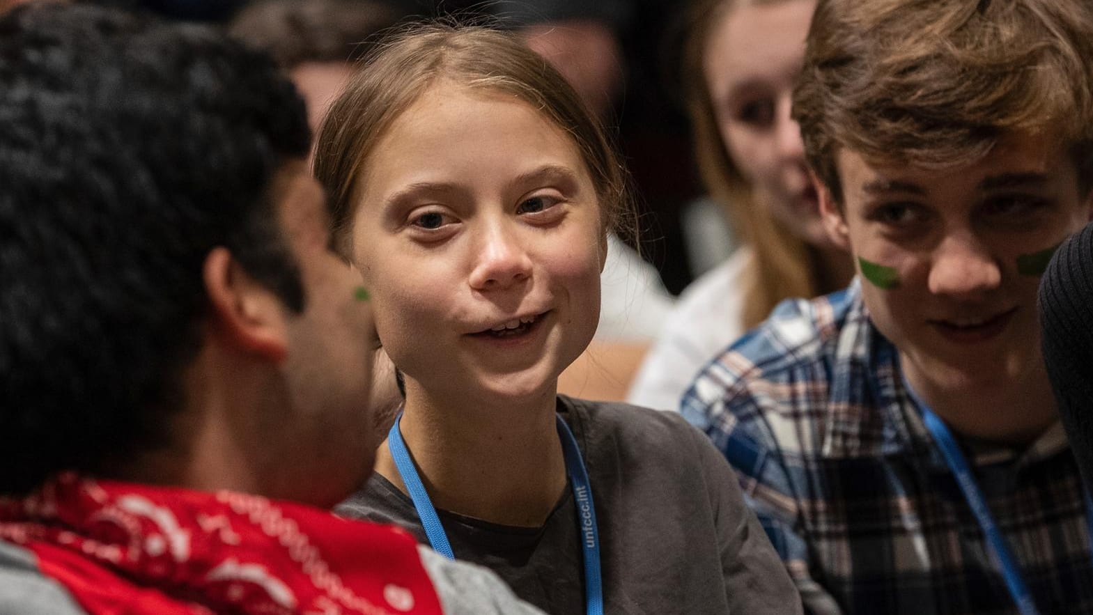 Greta Thunberg bei einem Sit-in in Madrid: Die schwedische Klimaaktivistin hat es pünktlich zur Klimakonferenz in die spanische Hauptstadt geschafft.