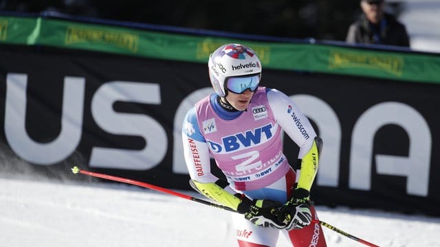 Marco Odermatt aus der Schweiz gewann den Super-G.