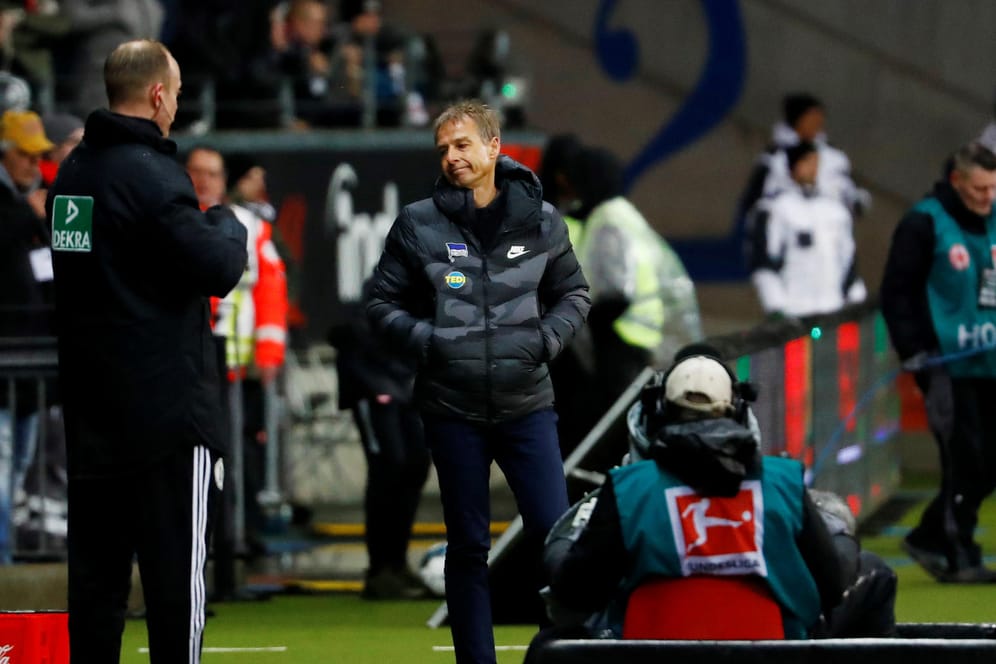 Unzufrieden mit dem Unentschieden: Hertha-Trainer Jürgen Klinsmann.