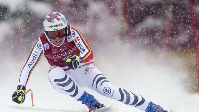 Viktoria Rebensburg kam in Lake Louise auf Rang vier. Viktoria Rebensburg kam in Lake Louise auf Rang vier.