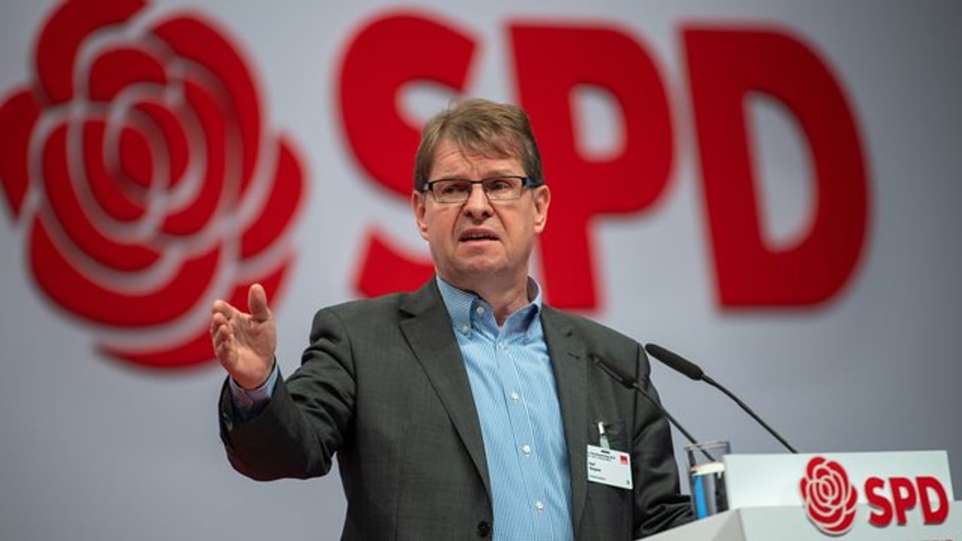 Ralf Stegner beim SPD-Bundesparteitag in Berlin.