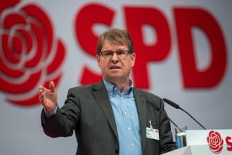 Ralf Stegner beim SPD-Bundesparteitag in Berlin.