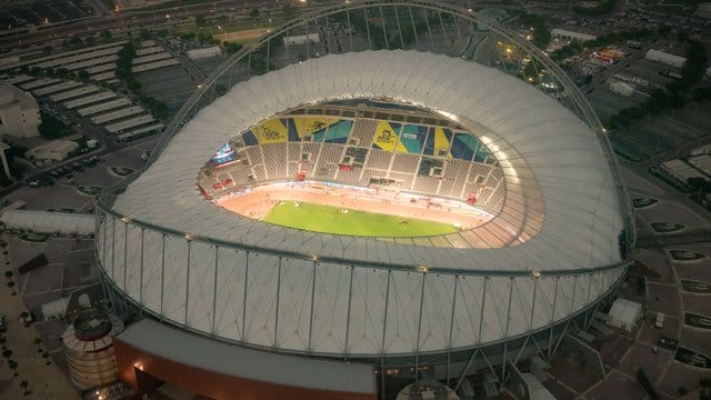 Bei der Club-WM in Katar wurde einige Spiele in das Kahlifa International Stadium verlegt. Bei der Club-WM in Katar wurde einige Spiele in das Kahlifa International Stadium verlegt.