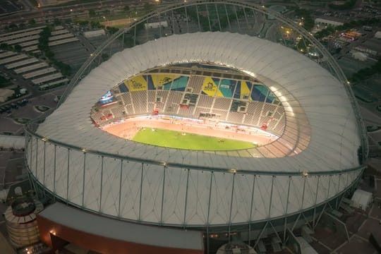 Bei der Club-WM in Katar wurde einige Spiele in das Kahlifa International Stadium verlegt.
