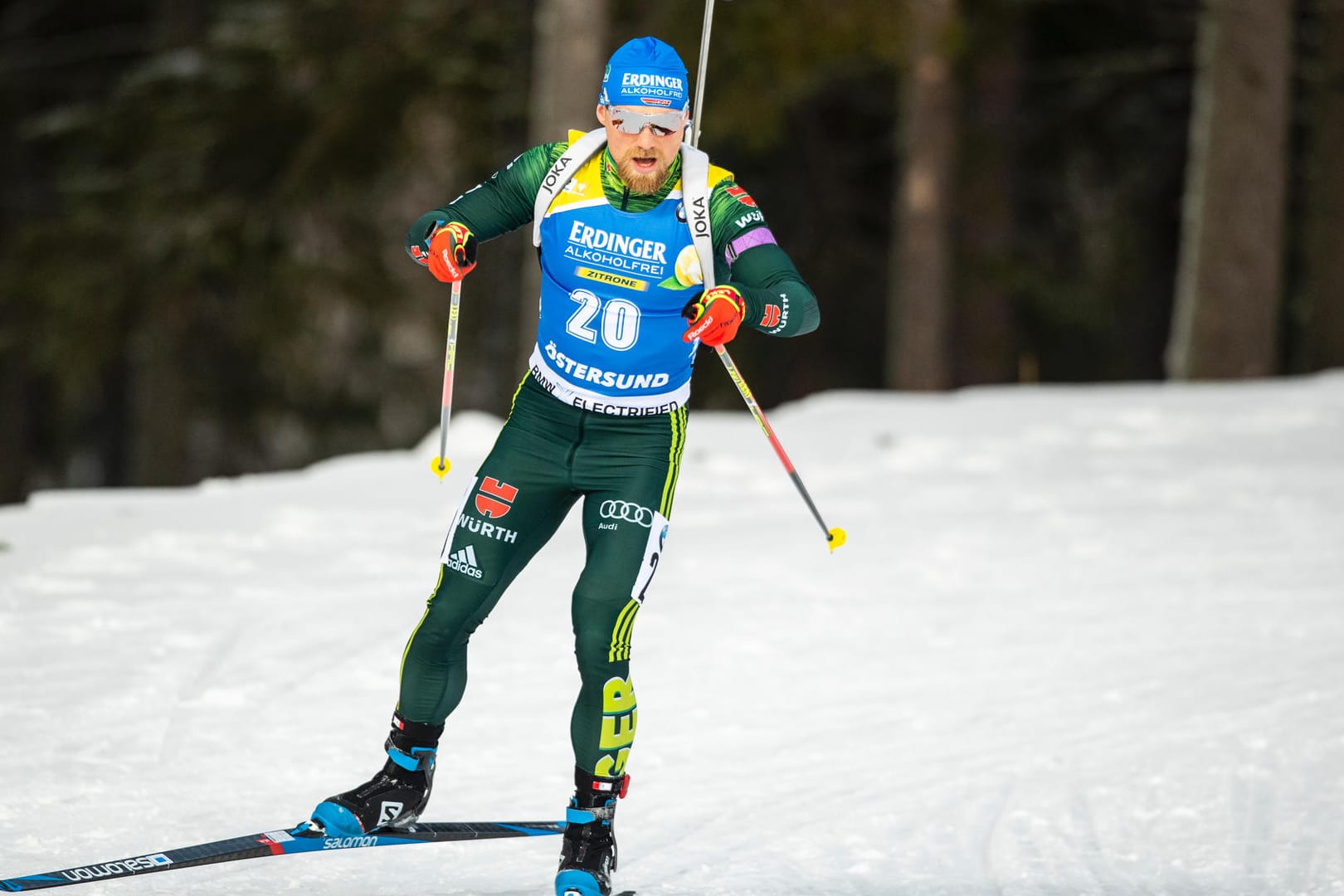 War der beste deutsche Athlet und übergab in der Staffel auf Platz eins: Erik Lesser.