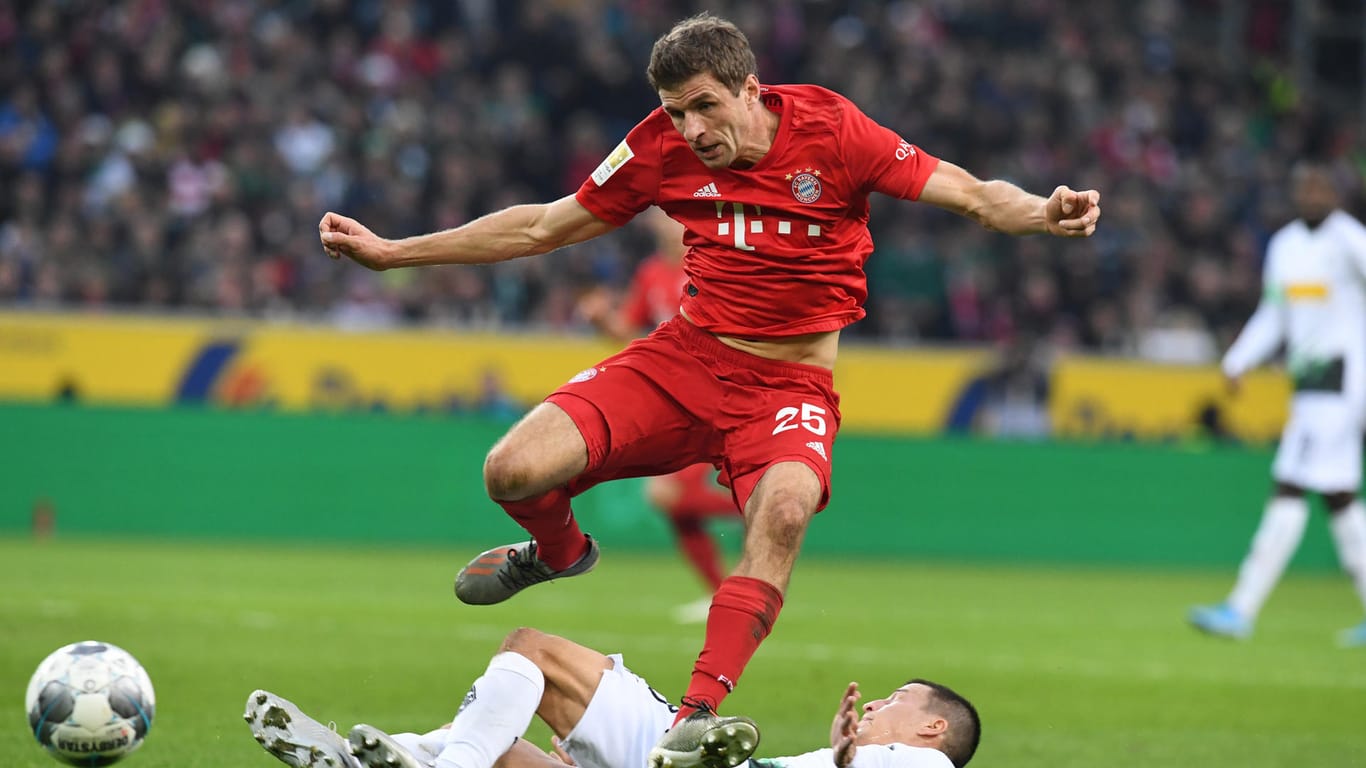 Verpasste den Torerfolg gegen Gladbach: Bayerns Thomas Müller.
