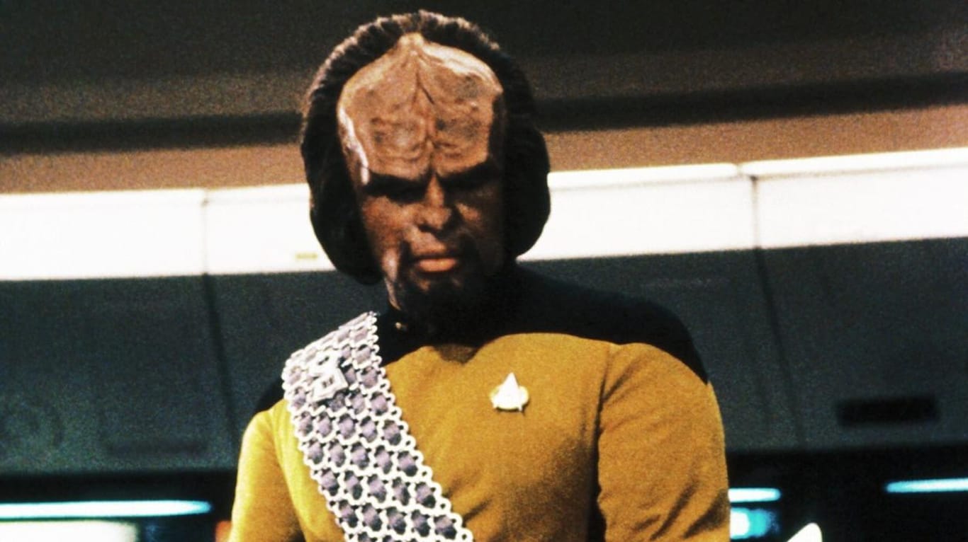 Worf aus der Serie "Star Trek": Für Fans gibt es nun die erste Gute-Nacht-Geschichte in der Sprache der Klingonen.