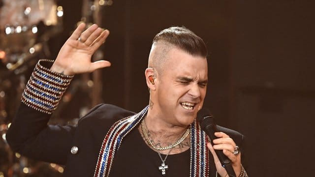 Merry Christmas: Robbie Williams in der Benefizgala "Ein Herz für Kinder".