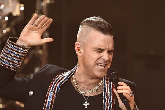 Merry Christmas: Robbie Williams in der Benefizgala "Ein Herz für Kinder".