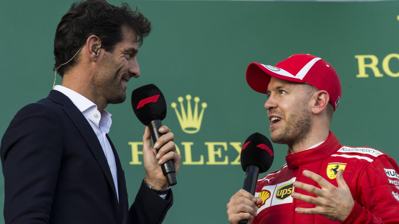 Attestiert Vettel (r.) eine besondere Schwäche: Ex-Teamkollege Mark Webber (l.).